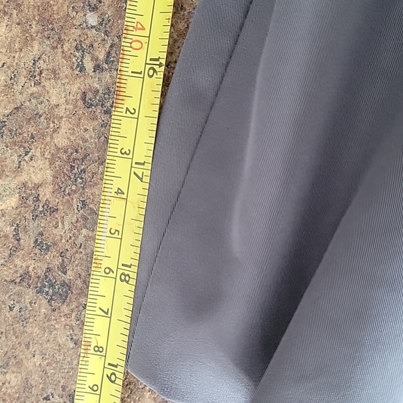 Sandro Studio Short Ruffle Neck Belted Trench Coat XL Charcoal Grey - Picture 10 of 10